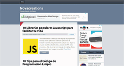 Desktop Screenshot of novacreations.net
